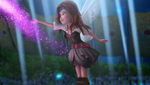 Purple Pixie Dust restoring Vidia's talent