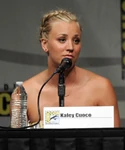 Kaley Cuoco speaks at the 2012 San Diego Comic Con.