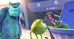 Mike with Sulley and Celia