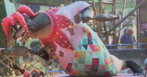 Profile - Sea lion juggler