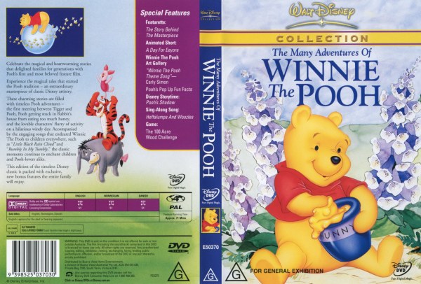 the many adventures of winnie the pooh vhs 2002