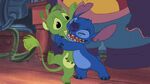 Stitch hugging Felix