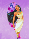 Pocahontas hair brush