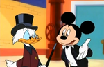 Scrooge and Mickey Mouse