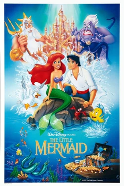 The Little Mermaid 1989 movie poster