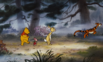 Winnie the Pooh Tigger Piglet and Rabbit go on a misty walk