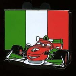 Italy Cars Pin