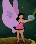 La mariposa y una gota de rocío