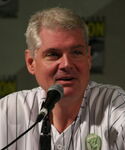 Tom Kane speaks at the 2008 San Diego Comic Con.