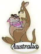 Cheshire Cat Australia Pin