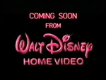 Coming Soon from Walt Disney Home Video