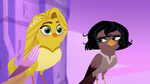 Rapunzel as a bird