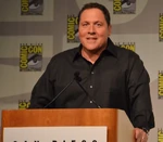 Jon Favreau speaks onstage at the 2012 San Diego Comic Con.