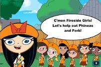 Isabella and the Fireside Girls agree to help Phineas and Ferb.........