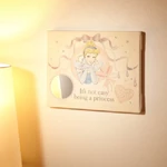 "It's not easy being a princess" panel mirror