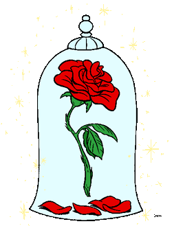 disney beauty and the beast rose art