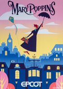 Mary Poppins attractions poster art