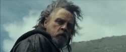 Luke in The Last Jedi.