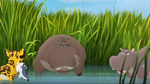 Basi is injured while making hippo lanes with his son, Beshte