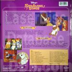 The 1992 laserdisc release, with Disney's Sing-Along Songs: Be Our Guest (back)