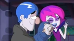 Grim's hand puppet of Sir Yips a Lot