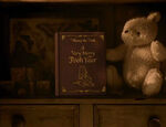 The book as seen in Winnie the Pooh: A Very Merry Pooh Year