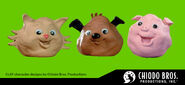 Clay as different animals