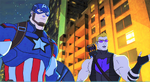 Captain America and Hawkeye AUR 1
