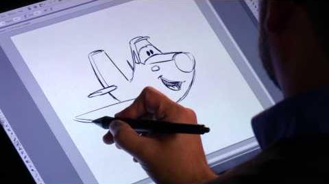 How to Draw Dusty - Planes Fire & Rescue