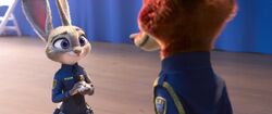 Judy at Nick's graduation