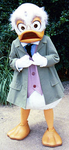 Ludwig Von Drake en un parque Disney.