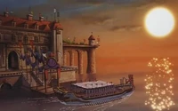 El puerto.