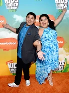 Raini&Rico.jpg (295 KB) Rico Rodriguez with his sister, Raini attending the 2016 Nickelodeon Kids' Choice Awards.