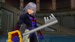 Riku Holding the Keyblade