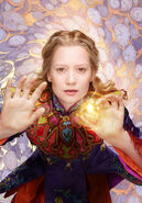 Alice holding the Chronosphere