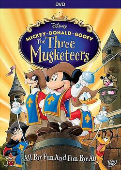 Disney Mickey Donald and Goofy The Three Musketeers dvd