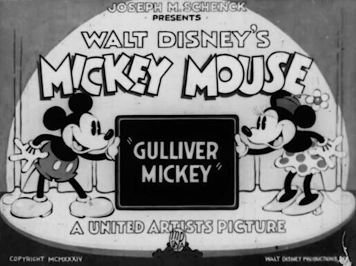 Gulliver Mickey title card