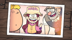 Grunkle Stan in a family photo