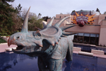 Styracosaurus statue originally in front of the attraction