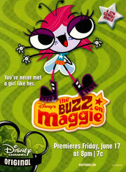 The Buzz on Maggie print ad NickMag June July 2005