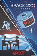 Space 220 restaurant poster