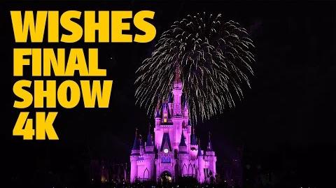Final 'Wishes' Magic Kingdom Fireworks 4K Walt Disney World