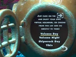 Virtual Aquariums menu