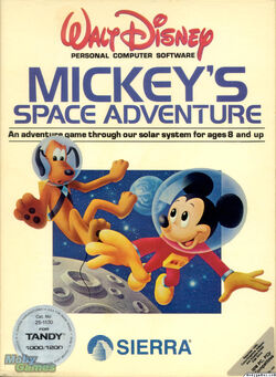Mickey's space adventure