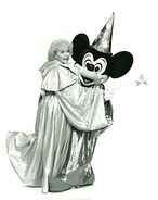 Betty White with Mickey Mouse.