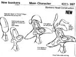 Bonkers Concept Art - Head