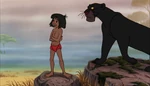 Bagheera with Mowgli
