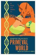 Disney Cartography poster for Primeval World