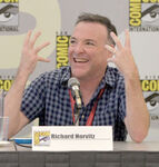 Richard Horvitz speaks at the 2014 San Diego Comic Con.