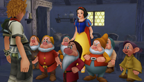 Blancanieves con Ventus y los Siete Enanitos.